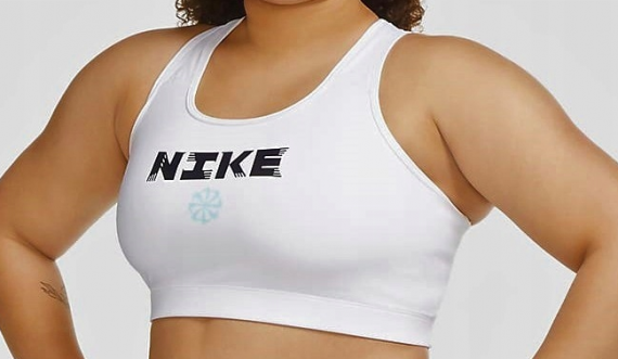 Nike Dri-Fit-Dámská sportovní podprsenka bílá