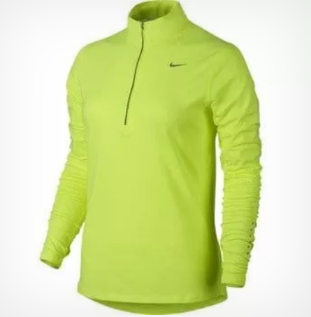 Nike Dri-FIT Element-Dámské běžecké triko žluto-zelené
