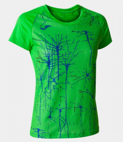 SHORT SLEEVE T-SHIRT ELITE IX FLUORESCENT GREEN-Dívčí triko
