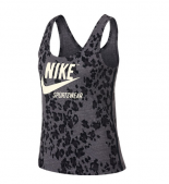 W NSW GYM VNTG TANK LEOPARD