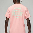 Nike Jordan Erkek Pembe T-shirt-Pánské triko