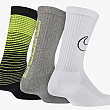 Nike  Dri-Fit 3 Pack Performance Cushioned Crew Socks-Juniorské ponožky