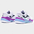 ROLAND LADY 2402 WHITE VIOLET-Dámské tenisové antukové boty