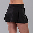 OPEN II BLACK TENNIS SKIRT-Dívčí tenisová sukně