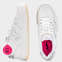 C.ATTICA LADY 2512 WHITE GREY-Dámské volnočasové kožené boty