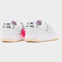 C.ATTICA LADY 2512 WHITE GREY-Dámské volnočasové kožené boty