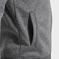 CAMPUS STREET ZIP-UP HOODIE MELANGE GREY-Pánská mikina