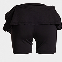 COURT SKIRT BLACK-Dámská tenisová sukně