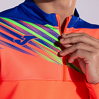 ELITE X SWEATSHIRT FLUOR CORAL ROYAL-Pánská mikina