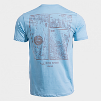 CHALLENGE SHORT SLEEVE T-SHIRT SKY BLUE-Pánské tenisové triko