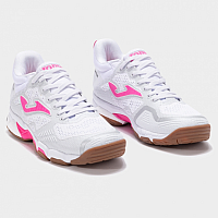 Joma B.BRESTON 2413 BLANCO FUCSIA-Dámské sálové boty