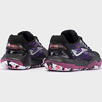 Joma POINT LADY 2401 NEGRO FUCSIA-Dámské tenisové boty