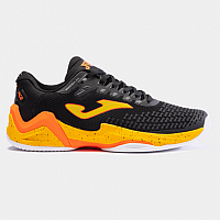Joma T.ACE 2301 BLACK ORANGE-Pánské tenisové antukové boty