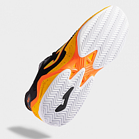Joma T.ACE 2301 BLACK ORANGE-Pánské tenisové antukové boty