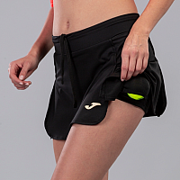 OPEN II BLACK TENNIS SKIRT-Dámská tenisová sukně