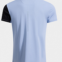 SMASH SHORT SLEEVE T-SHIRT BLUE BLACK-Pánské tenisové triko