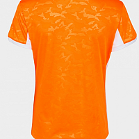 TOLETUM II T-SHIRT ORANGE-WHITE S/S-Dámské triko