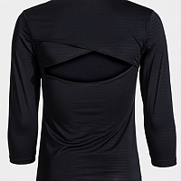 TORNEO 3/4 SLEEVE T-SHIRT BLACK-Dámské triko