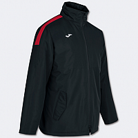 TRIVOR ANORAK BLACK RED-Pánská zimní bunda