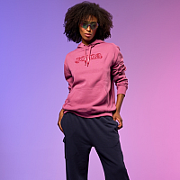 U-TRIBE HOODIE PINK-Volnočasová mikina