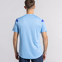 T-SHIRT SHORT SLEEVE MONTREAL LIGHT BLUE DARK NAVY-Pánské tenisové triko