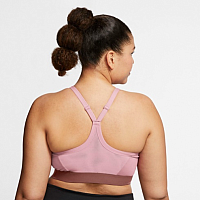 Nike Indy Sports Bra-Dámská sportovní podprsenka pudrová